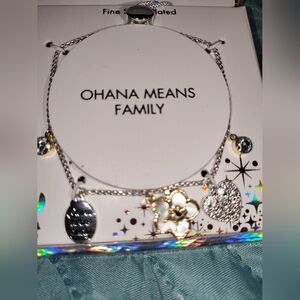 Disney Silver Ohana Necklace Jewelry